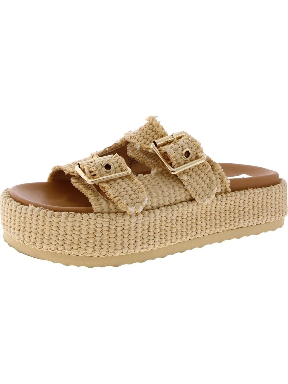 Steve Madden Women's Karrigan Slide Sandal, Natural